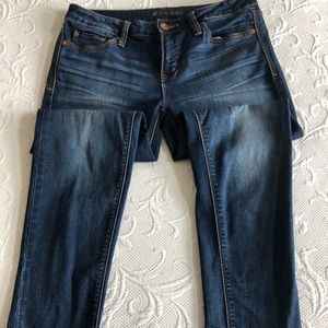 Mid rise skinny ankle jeans